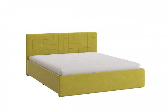 Кровать "Лора-2" 1600 - Кровать "Лора-2" 1600; Цвет: Янтарь (велюр)