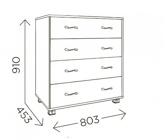 Комод "Доминик" М11 - Размеры