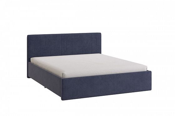 Кровать "Лора-2" 1600 - Кровать "Лора-2" 1600; Цвет: Синий (велюр)